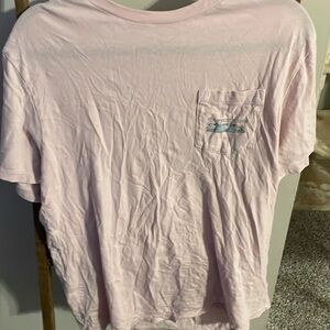 Pink vinyl shirt m